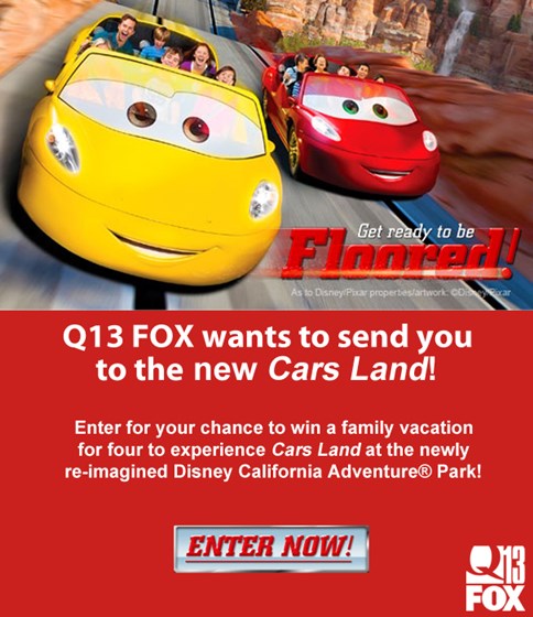 Landing Pages, Admails: Disney Cars Land Adventure
